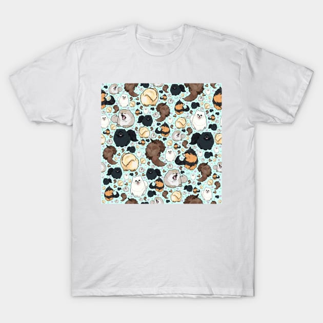 Cute pomeranians T-Shirt by nemki